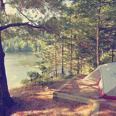 Voyageurs - camping