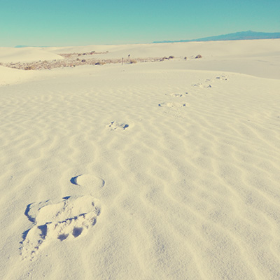 De voet - voetstappen