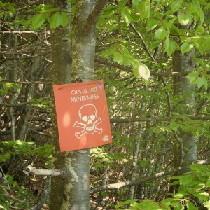 paklenica np - mines